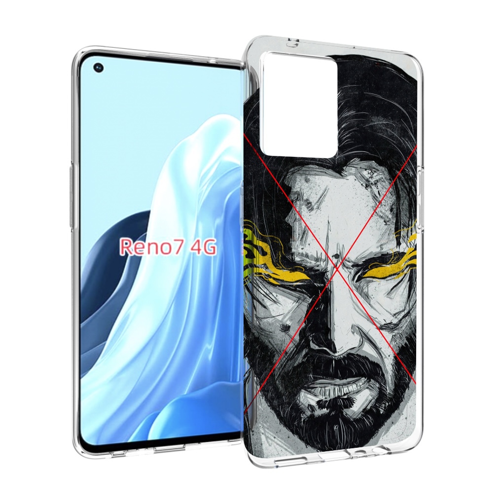

Чехол MyPads Джон-Уик для OPPO RENO 7 4G, Прозрачный, Tocco