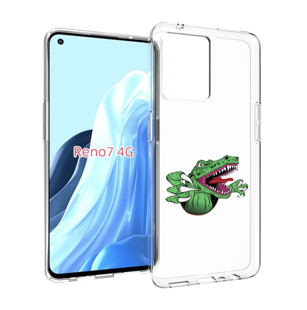 

Чехол MyPads Динозавр для OPPO RENO 7 4G, Прозрачный, Tocco