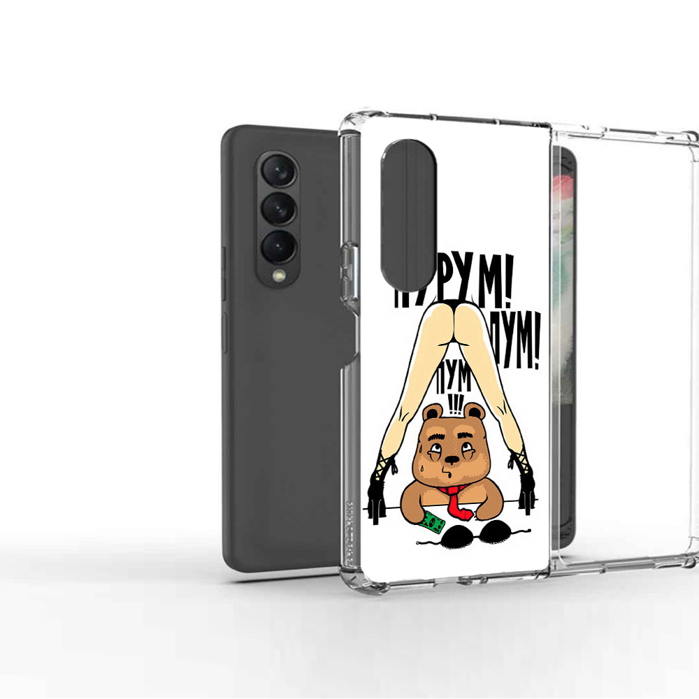 

Чехол MyPads Tocco для Samsung Galaxy Z Fold2 Пурум пум пум, Прозрачный, Tocco