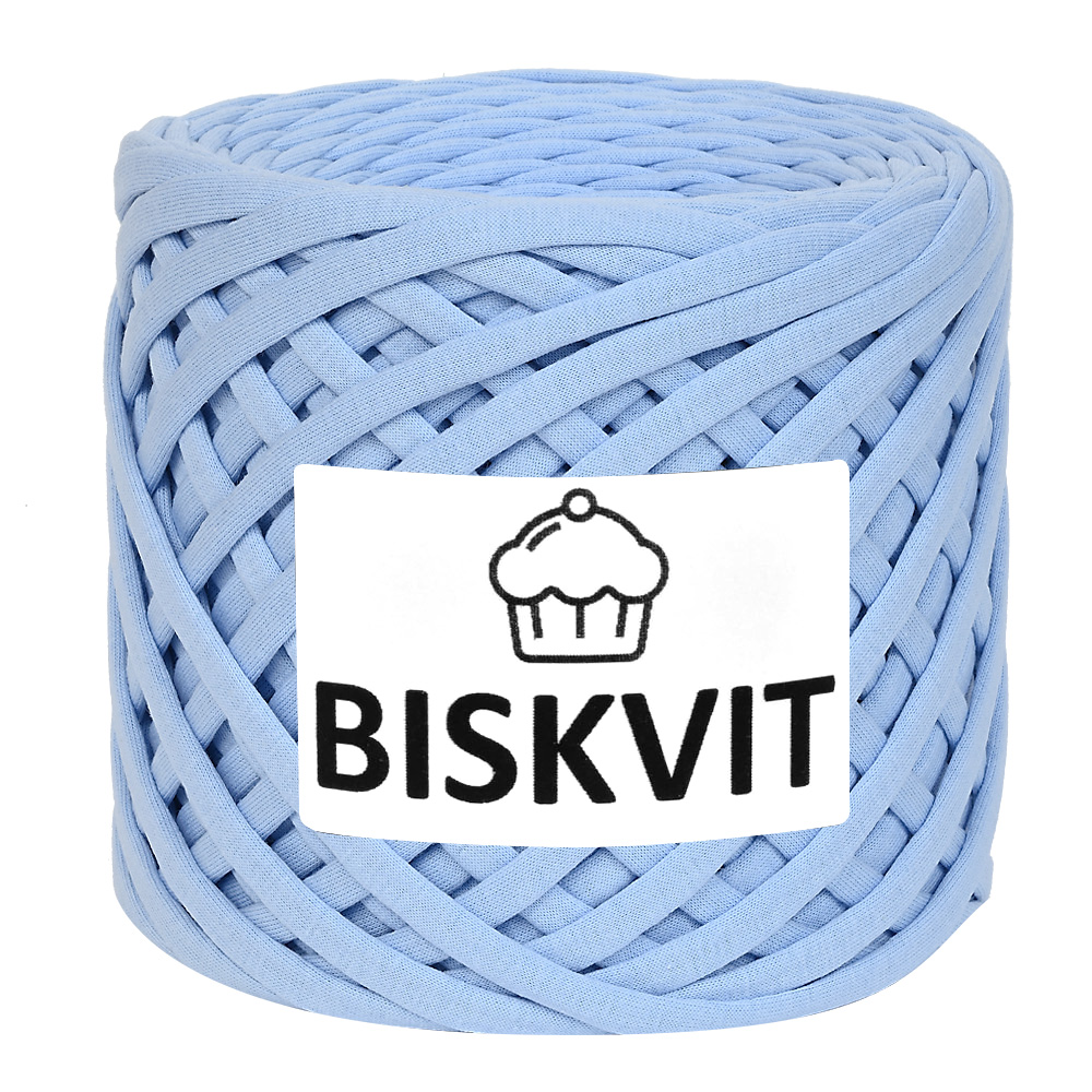 Трикотажная пряжа для вязания BISKVIT Ниагара, 100% хлопок, 7-9мм, 100м