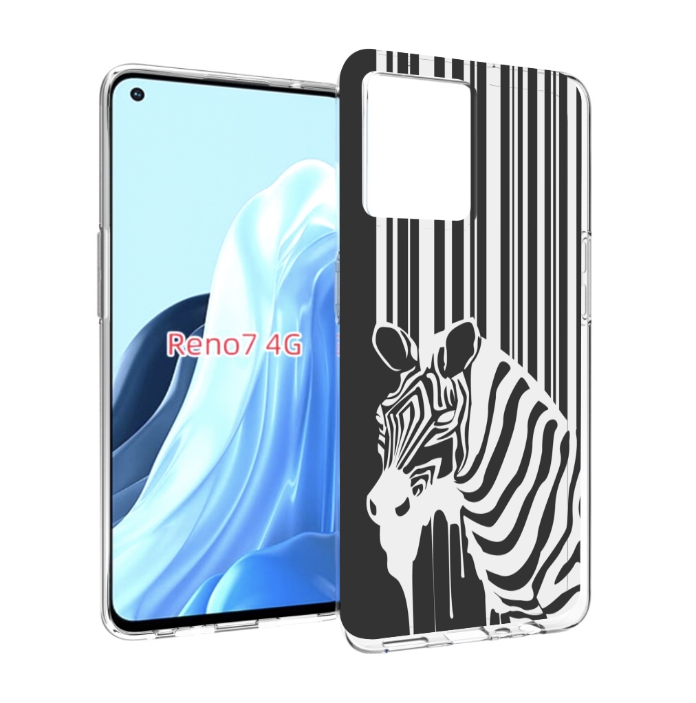 

Чехол MyPads Зебра для OPPO RENO 7 4G, Прозрачный, Tocco