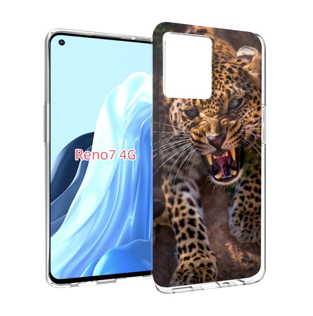 

Чехол MyPads Злой-гепард для OPPO RENO 7 4G, Прозрачный, Tocco