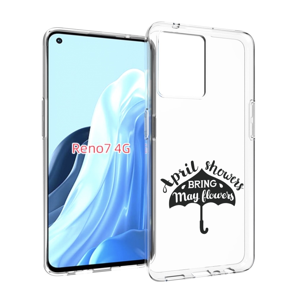 

Чехол MyPads Зонтик для OPPO RENO 7 4G, Прозрачный, Tocco