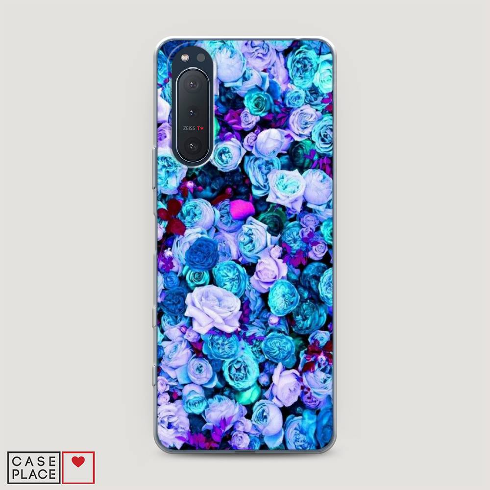 

Чехол на Sony Xperia 5 II "Цветочный ковер", Фиолетовый, 54750-2
