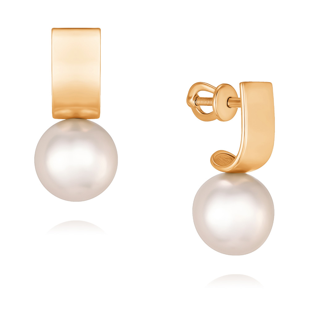 

Серьги из красного золота ADAMAS 24041273/01-А50-727, жемчуг культивированный, 24041273/01-А50-727