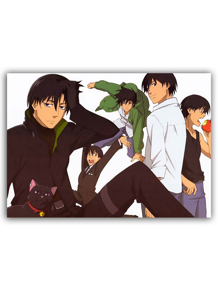 фото Магнит на холодильник drabs darker than black аниме 1