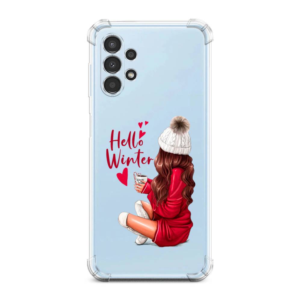 

Чехол Awog на Samsung Galaxy A13 / Самсунг Галакси А13 "Hello winter", Красный;коричневый;белый, 2104851-1