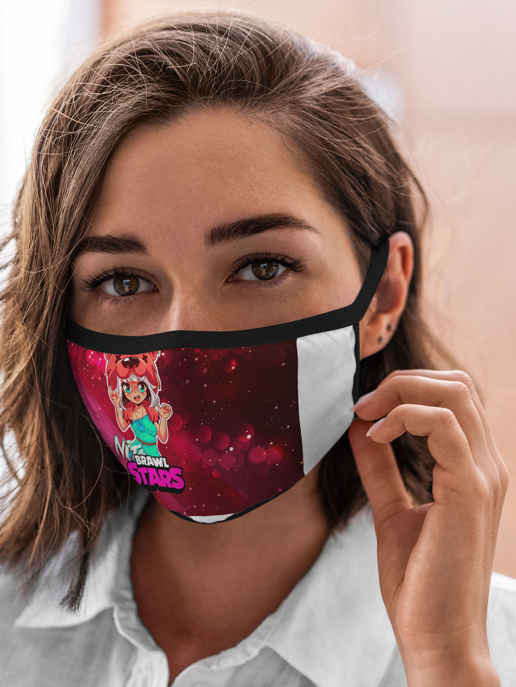 

Многоразовая маска унисекс Burnettie Brawl Stars Nita, Разноцветный, Brawl Stars Nita