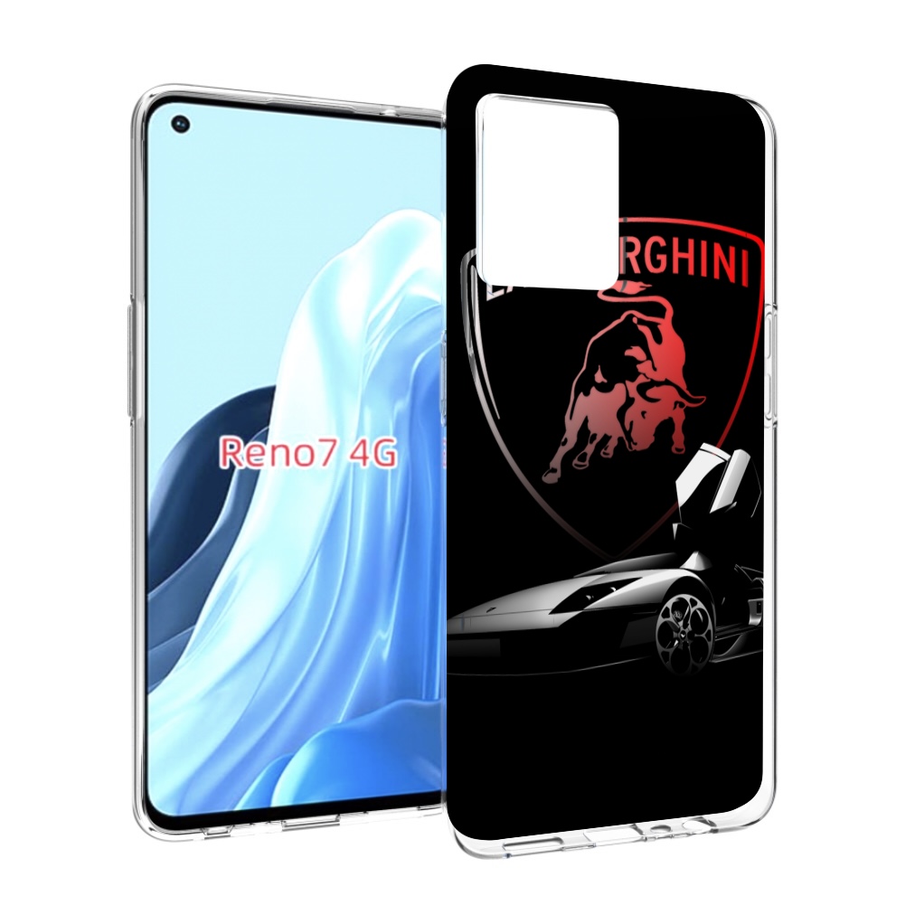 

Чехол MyPads Ламборгини-black мужской для OPPO RENO 7 4G, Прозрачный, Tocco