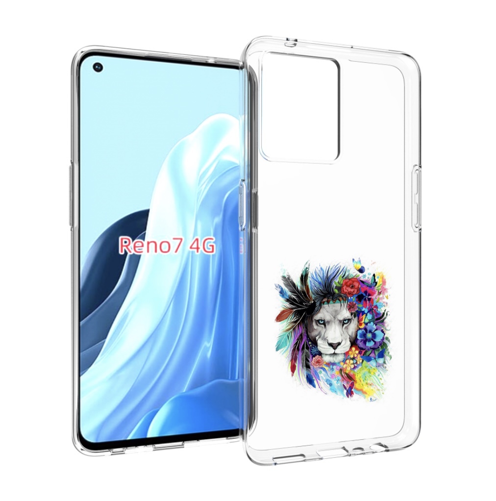 

Чехол MyPads Лев 2 для OPPO RENO 7 4G, Прозрачный, Tocco