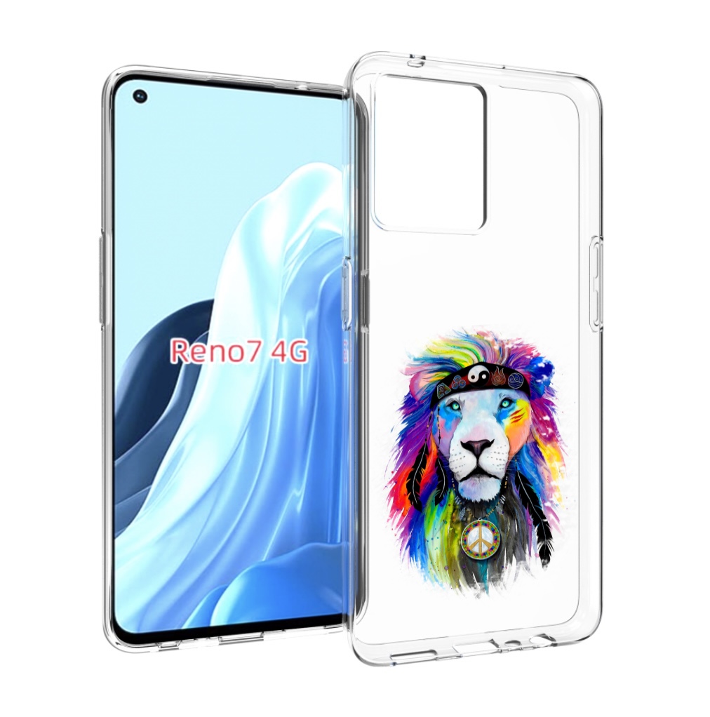 

Чехол MyPads Лев 3 для OPPO RENO 7 4G, Прозрачный, Tocco