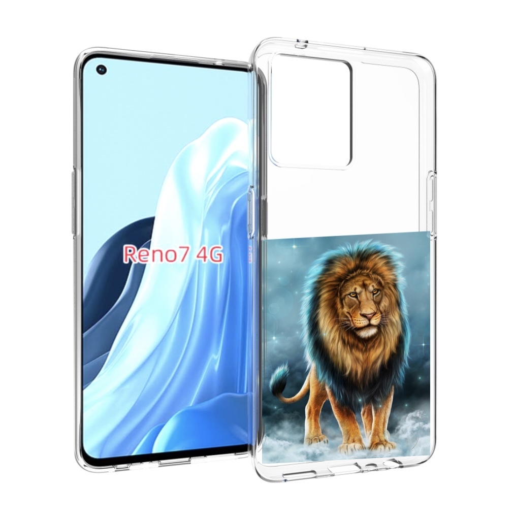 

Чехол MyPads Лев-в-тумане для OPPO RENO 7 4G, Прозрачный, Tocco