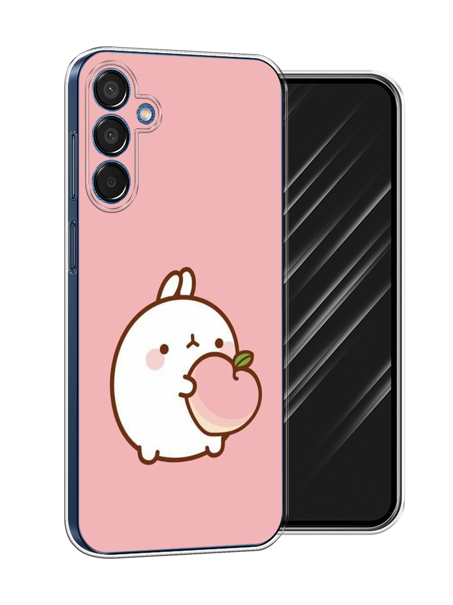 

Чехол Awog на Samsung Galaxy M15 5G "Кролик с персиком", Розовый;бежевый, 2109550-1