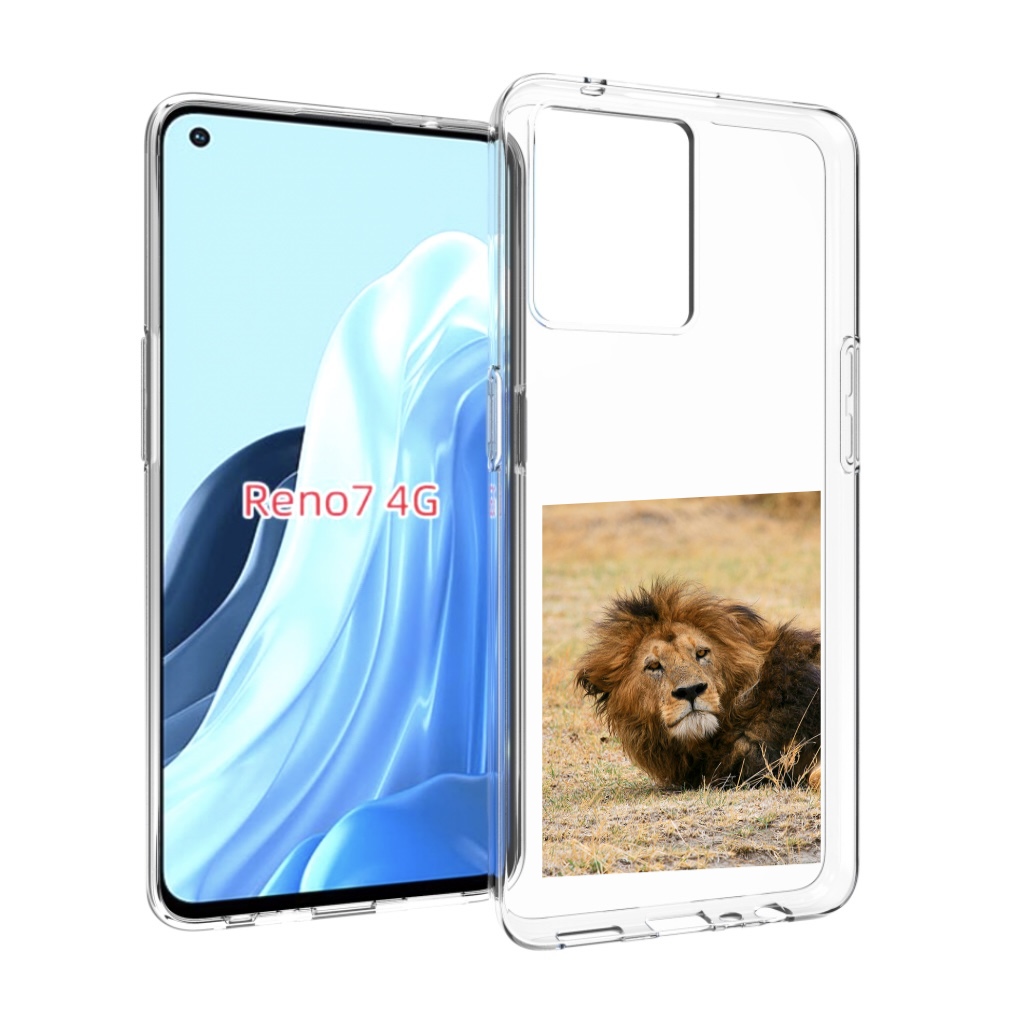 

Чехол MyPads Лев-лежит мужской для OPPO RENO 7 4G, Прозрачный, Tocco