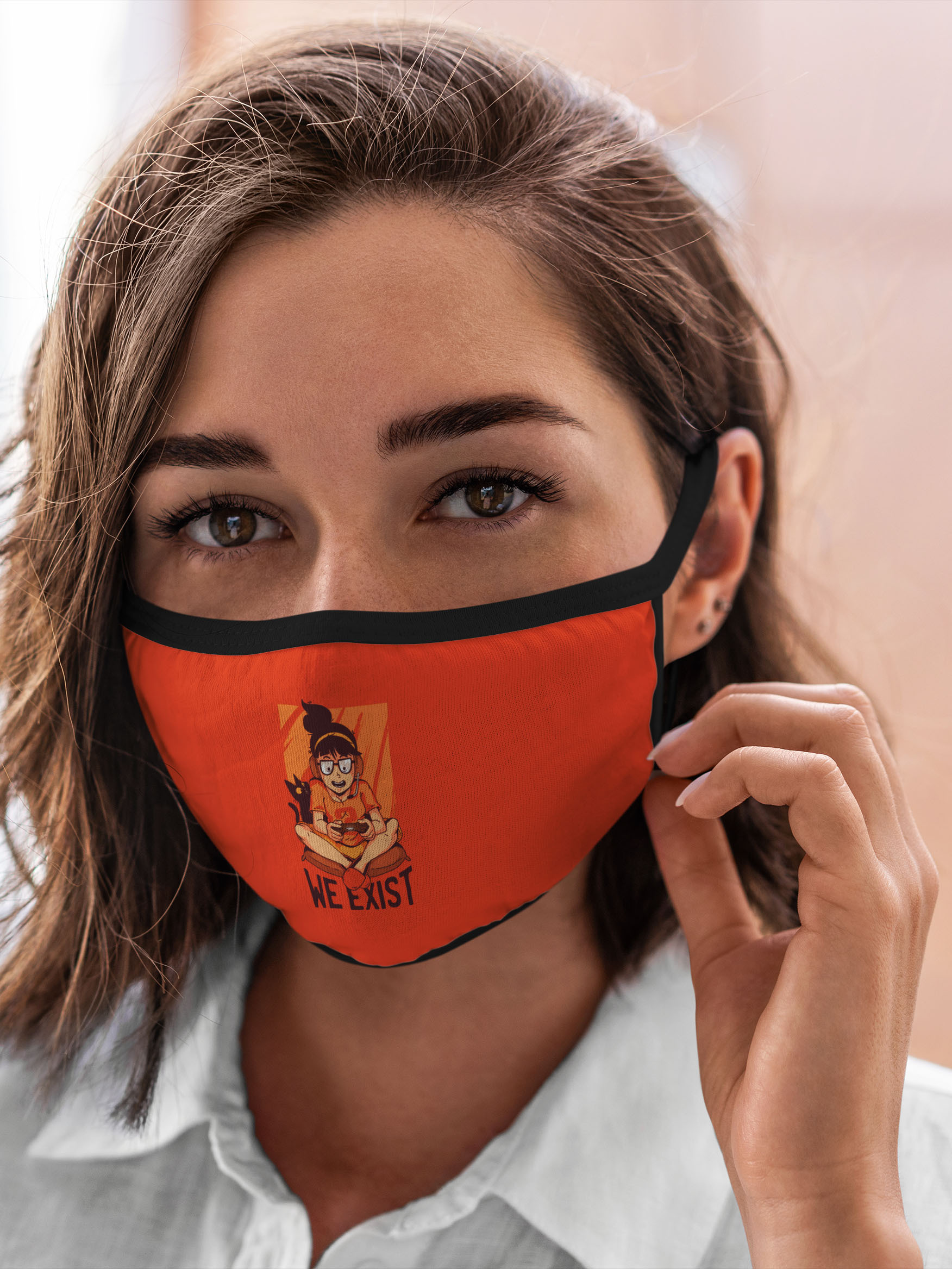 

Многоразовая маска унисекс Burnettie Игры Gamer Girl, Разноцветный, Игры Gamer Girl