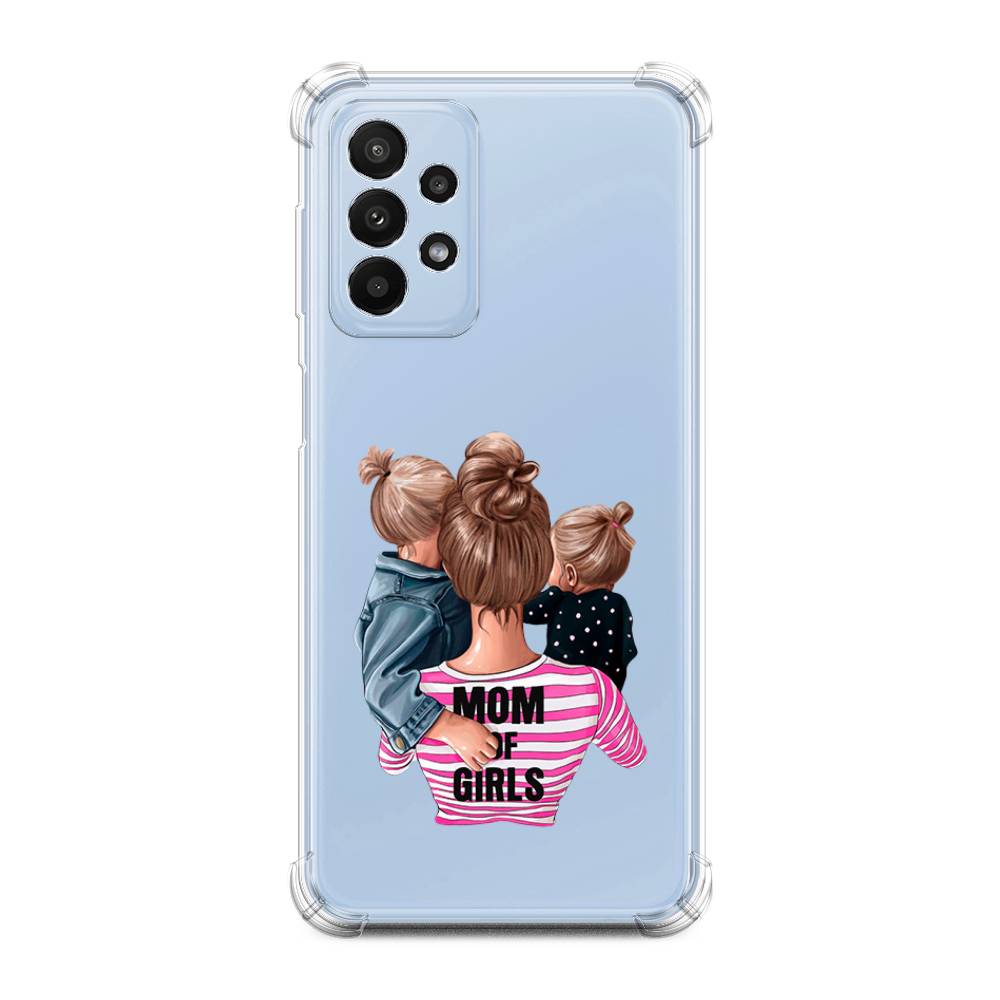 

Чехол Awog на Samsung Galaxy A23 / Самсунг Галакси А23 "Mom of Girls", Синий;розовый;черный, 2105051-1