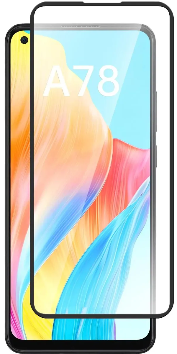 

Защитное стекло для экрана BORASCO Tempered Glass для Oppo A78 4G, Tempered Glass