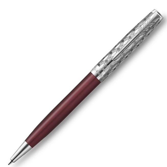 

Шариковая ручка Parker Sonnet Premium K537 (2119783) Metal Red CT M, black