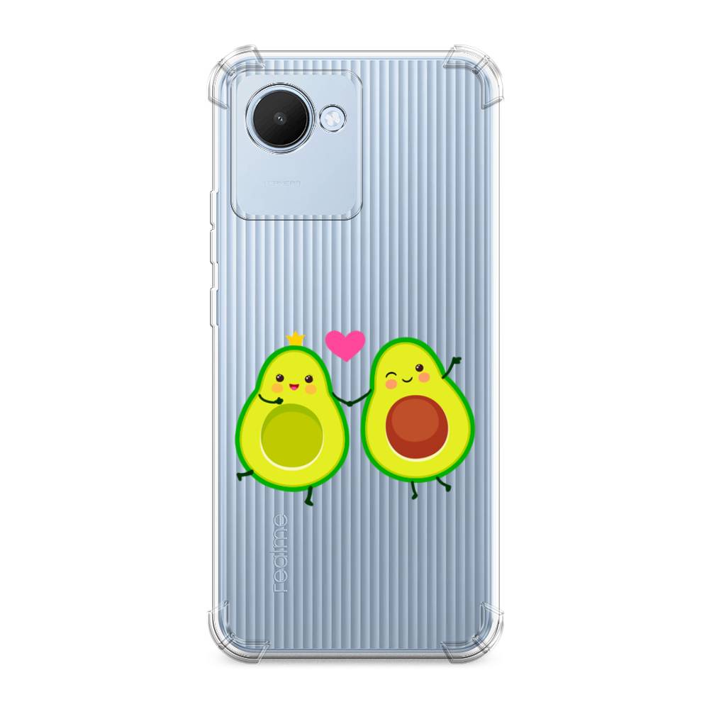

Чехол Awog на Realme C30 / Реалми C30 "Авокадо любят", Зеленый;коричневый;розовый