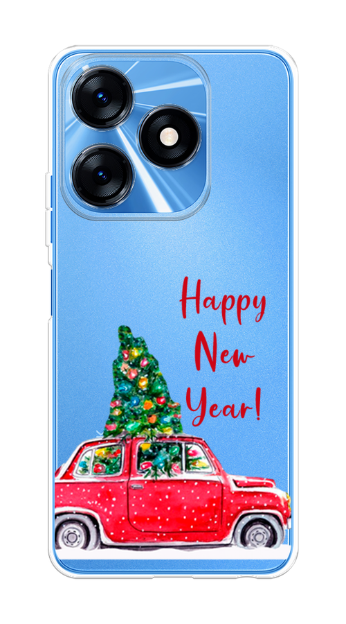 

Чехол на Tecno Spark 10/10C "Happy New Year", Красный;зеленый, 303550-5