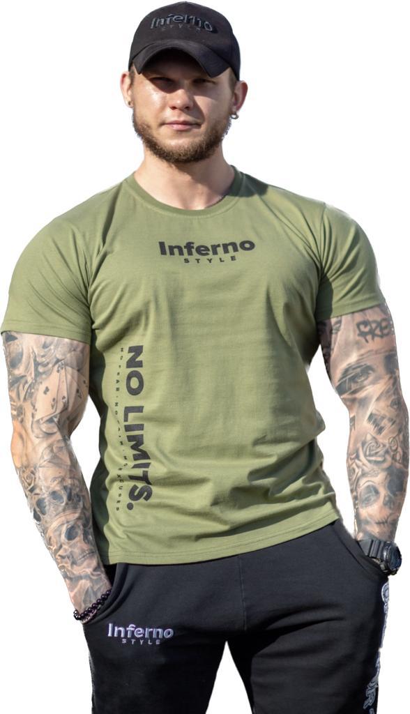 

Футболка мужская INFERNO style Ф-001-033-04 хаки XL, Ф-001-033-04