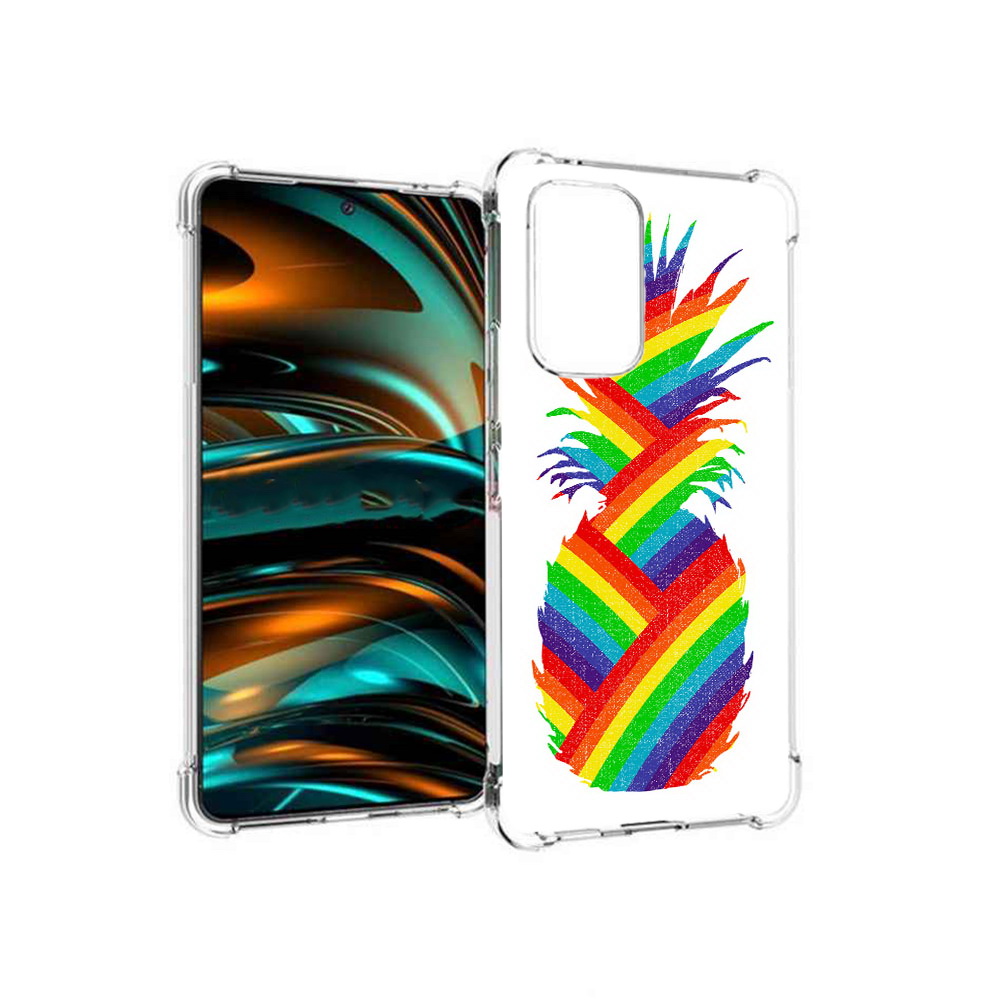 Чехол MyPads Tocco для Samsung Galaxy A53 5G радужный ананас (PT226911.521.566)