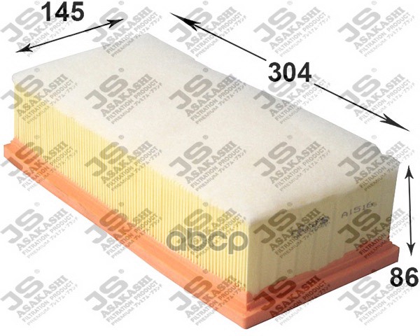

Фильтр воздушный JS Asakashi A1516