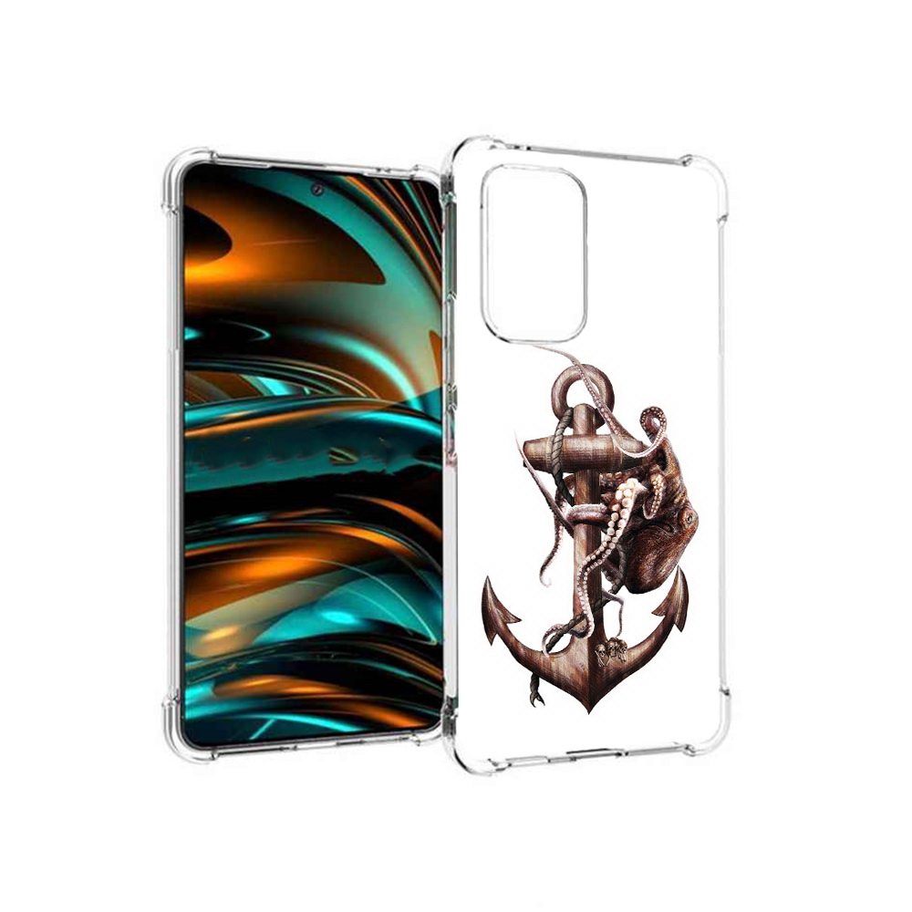 

Чехол MyPads Tocco для Samsung Galaxy A53 5G ржавый якорь (PT226911.521.579), Прозрачный, Tocco