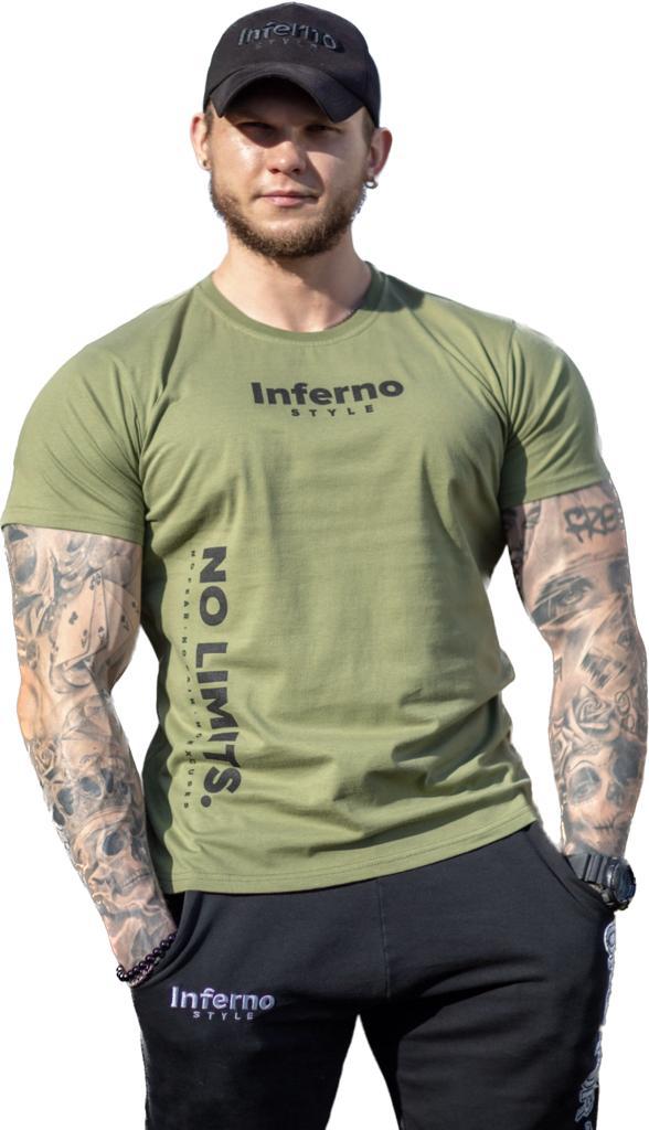 

Футболка мужская INFERNO style Ф-001-033-04 хаки 2XL, Ф-001-033-04