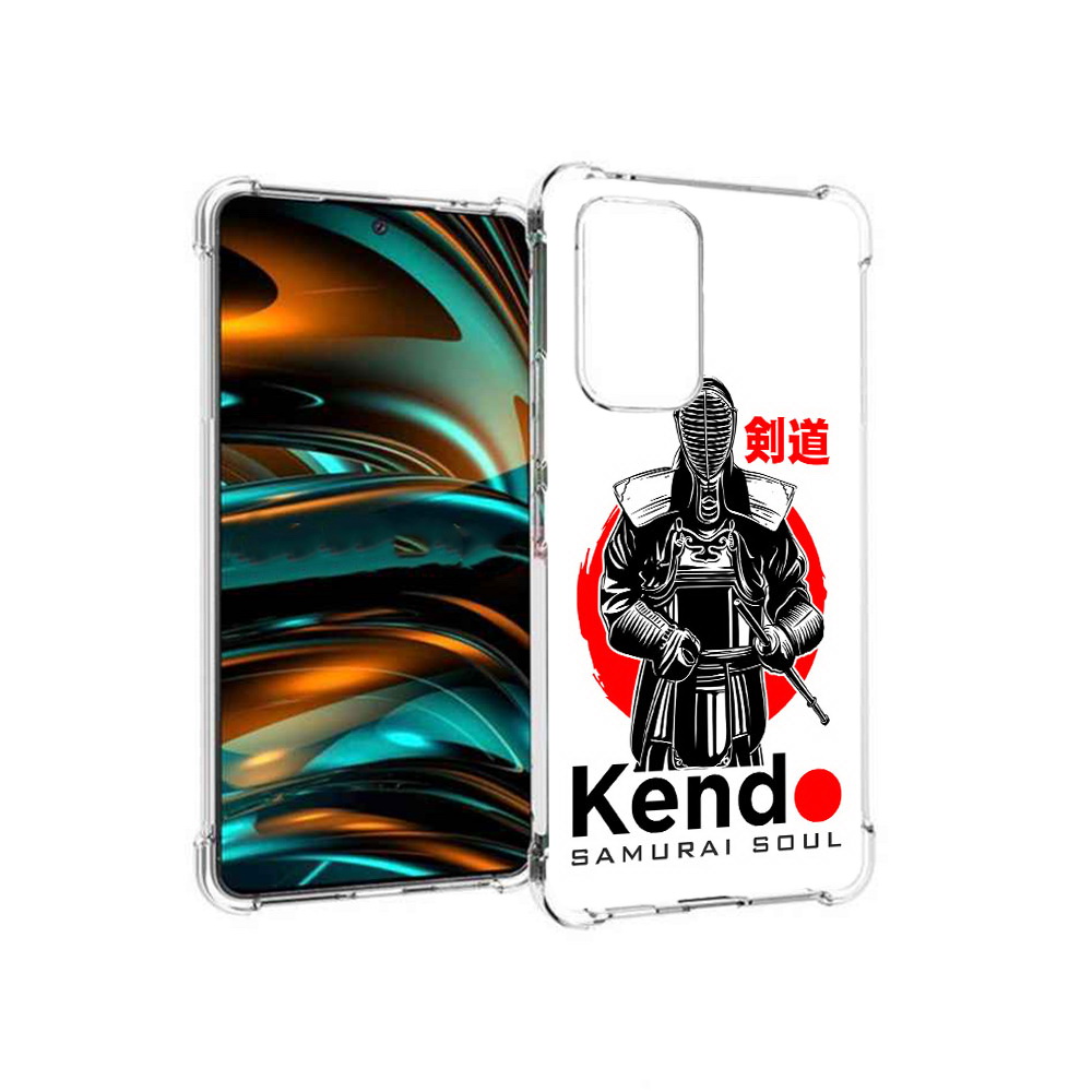 

Чехол MyPads Tocco для Samsung Galaxy A53 5G рисованый самурай (PT226911.521.581), Прозрачный, Tocco