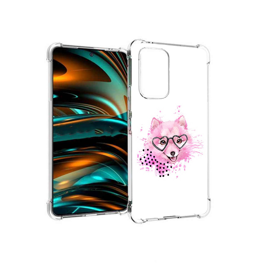 

Чехол MyPads Tocco для Samsung Galaxy A53 5G розовый волченок (PT226911.521.585), Прозрачный, Tocco