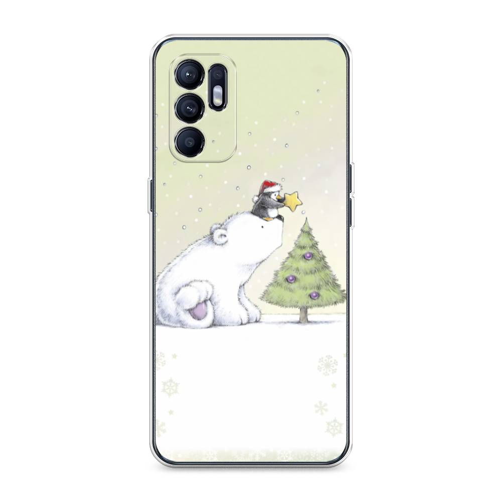 

Чехол для Oppo Reno 6 4G "Украшение елки", Белый;бежевый, 257850-5