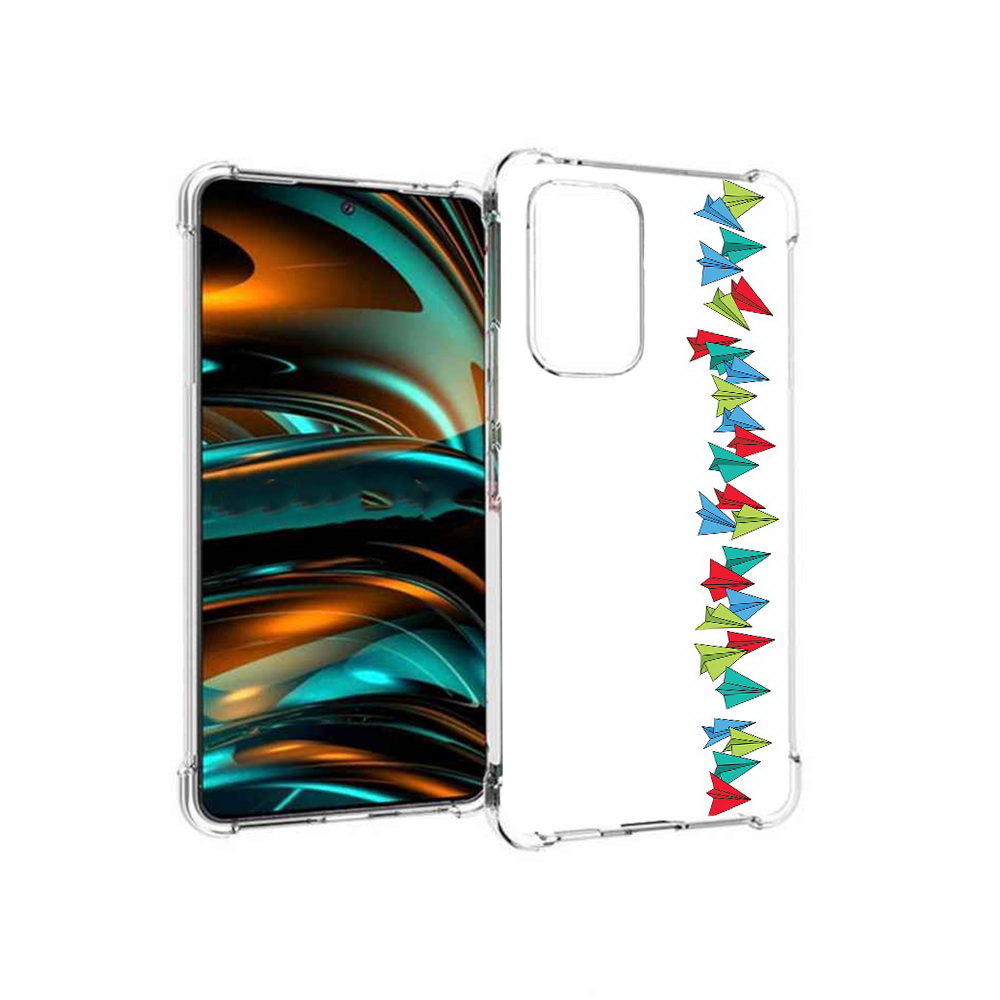 

Чехол MyPads Tocco для Samsung Galaxy A53 5G самолетики из листочков (PT226911.521.593), Прозрачный, Tocco