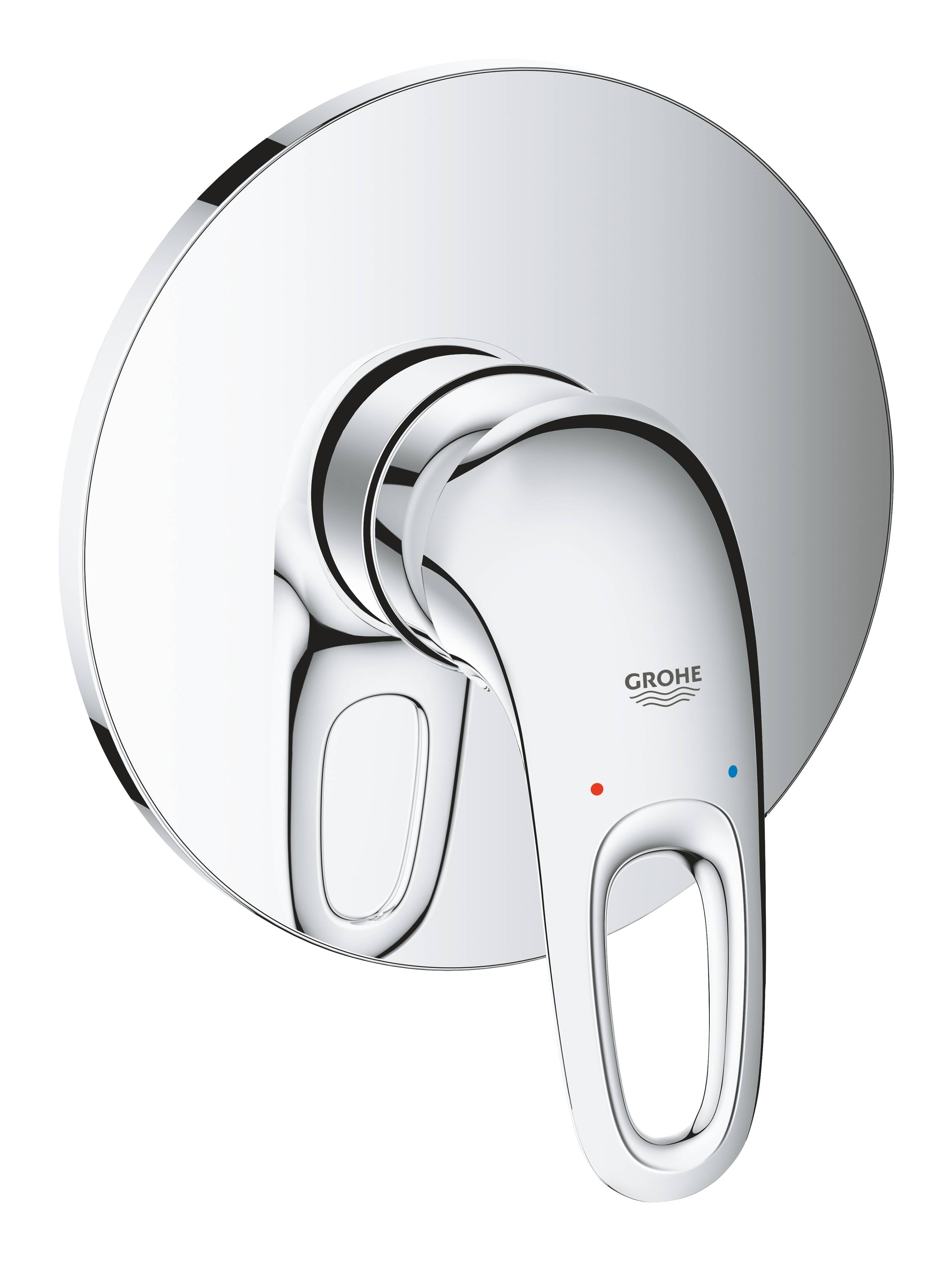 смеситель для душа grohe eurostyle 2015 для механизма 35600 белая луна 24048ls3 Смеситель однорычажный для душа GROHE Eurostyle 2015, хром (24048003)