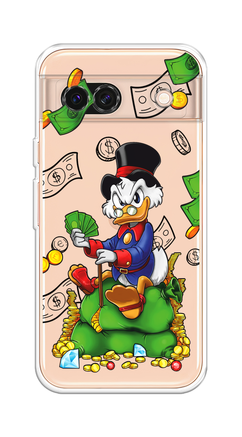 

Чехол на Google Pixel 8A "Scrooge Richness", Черный;синий;зеленый, 271750-1