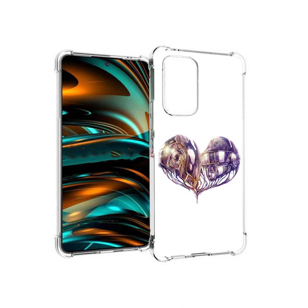 

Чехол MyPads Tocco для Samsung Galaxy A53 5G сердце абстракция (PT226911.521.596), Прозрачный, Tocco