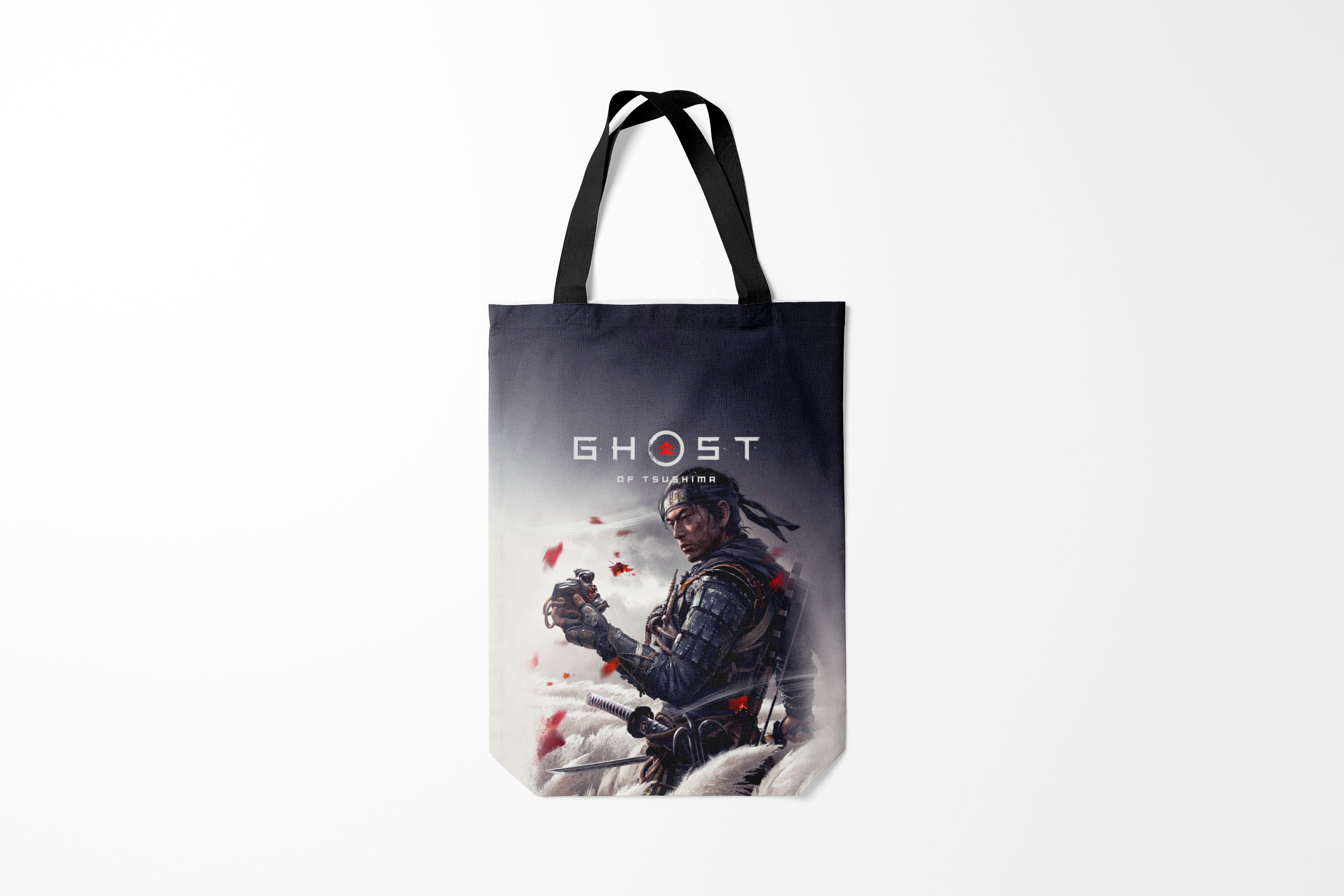 

Сумка шoппер унисекс Burnettie Ghost of Tsushima,, Ghost of Tsushima
