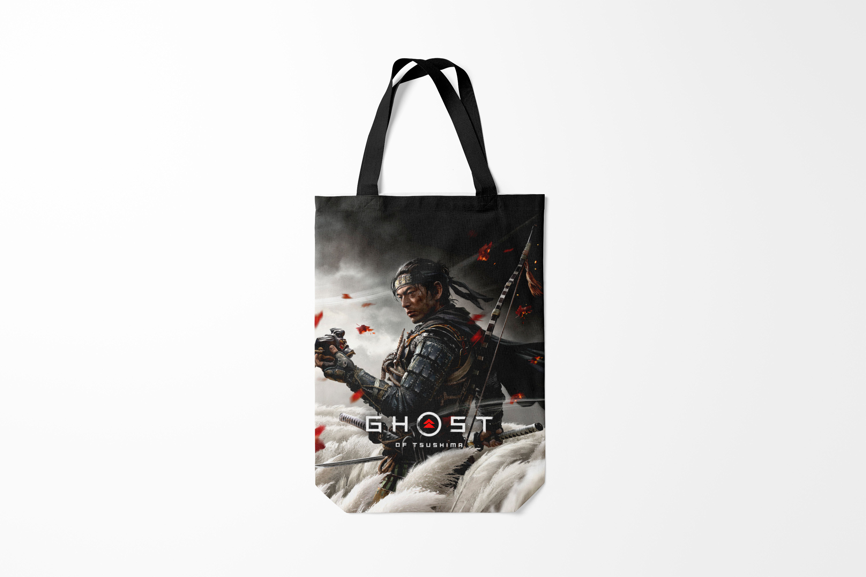 

Сумка шoппер унисекс Burnettie Ghost of Tsushima,, Ghost of Tsushima