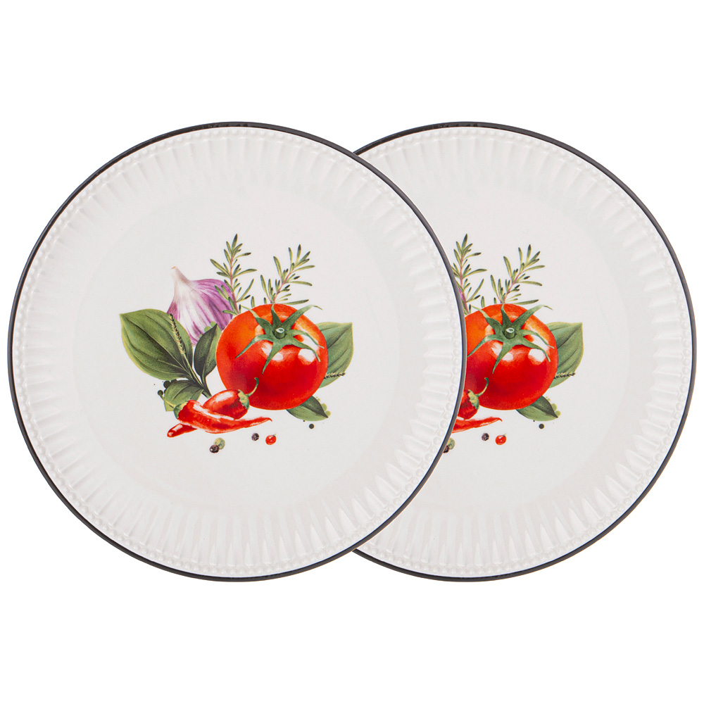 

Набор из 2 штук Тарелки закусочые Lefard Kitchen passions 21х1.8 см