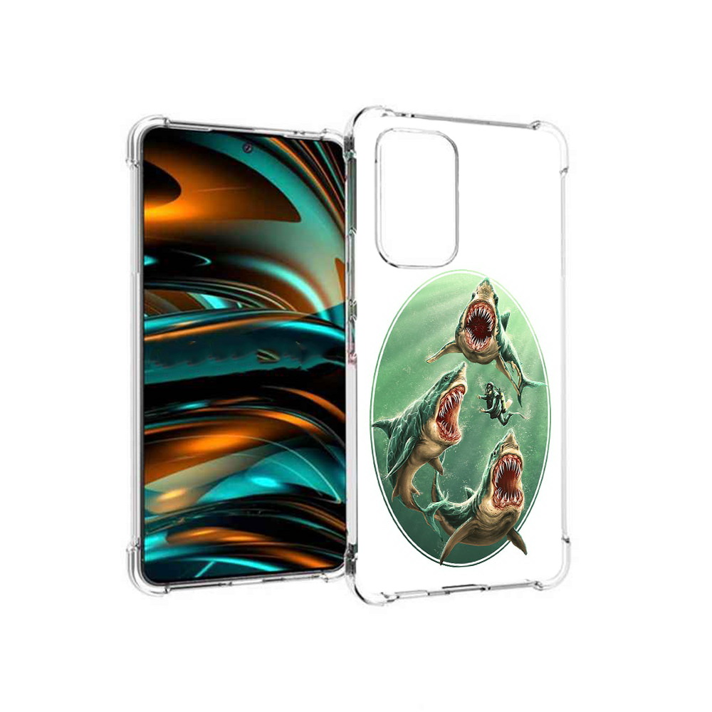 

Чехол MyPads Tocco для Samsung Galaxy A53 5G синяя бездна (PT226911.521.600), Прозрачный, Tocco