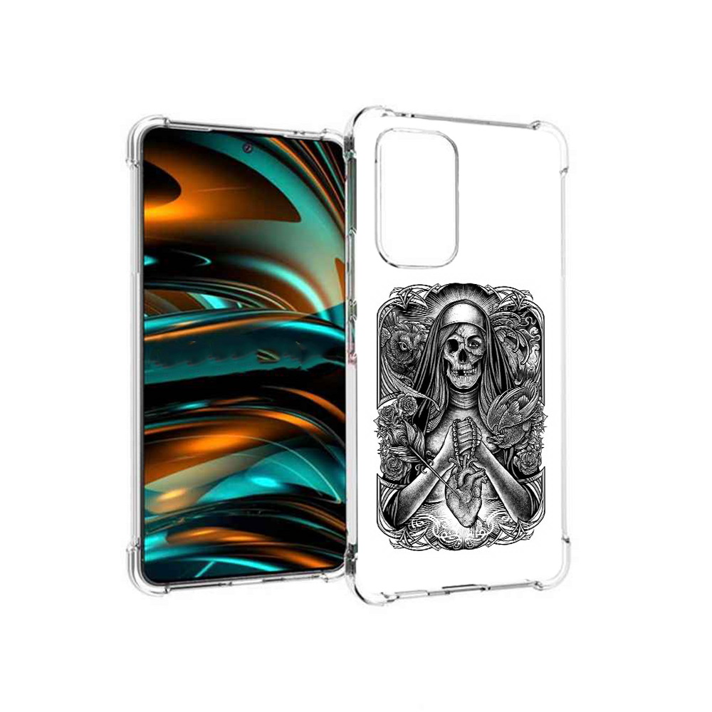 Чехол MyPads Tocco для Samsung Galaxy A53 5G скелет с сердцем (PT226911.521.603)
