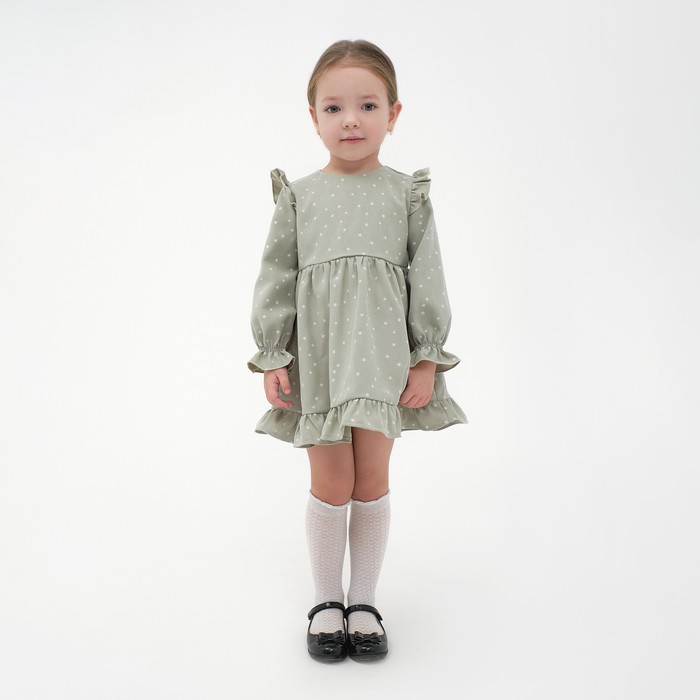 

Платье детское KAFTAN Звездочки, р. 30 (98-104), мятный, Звездочки