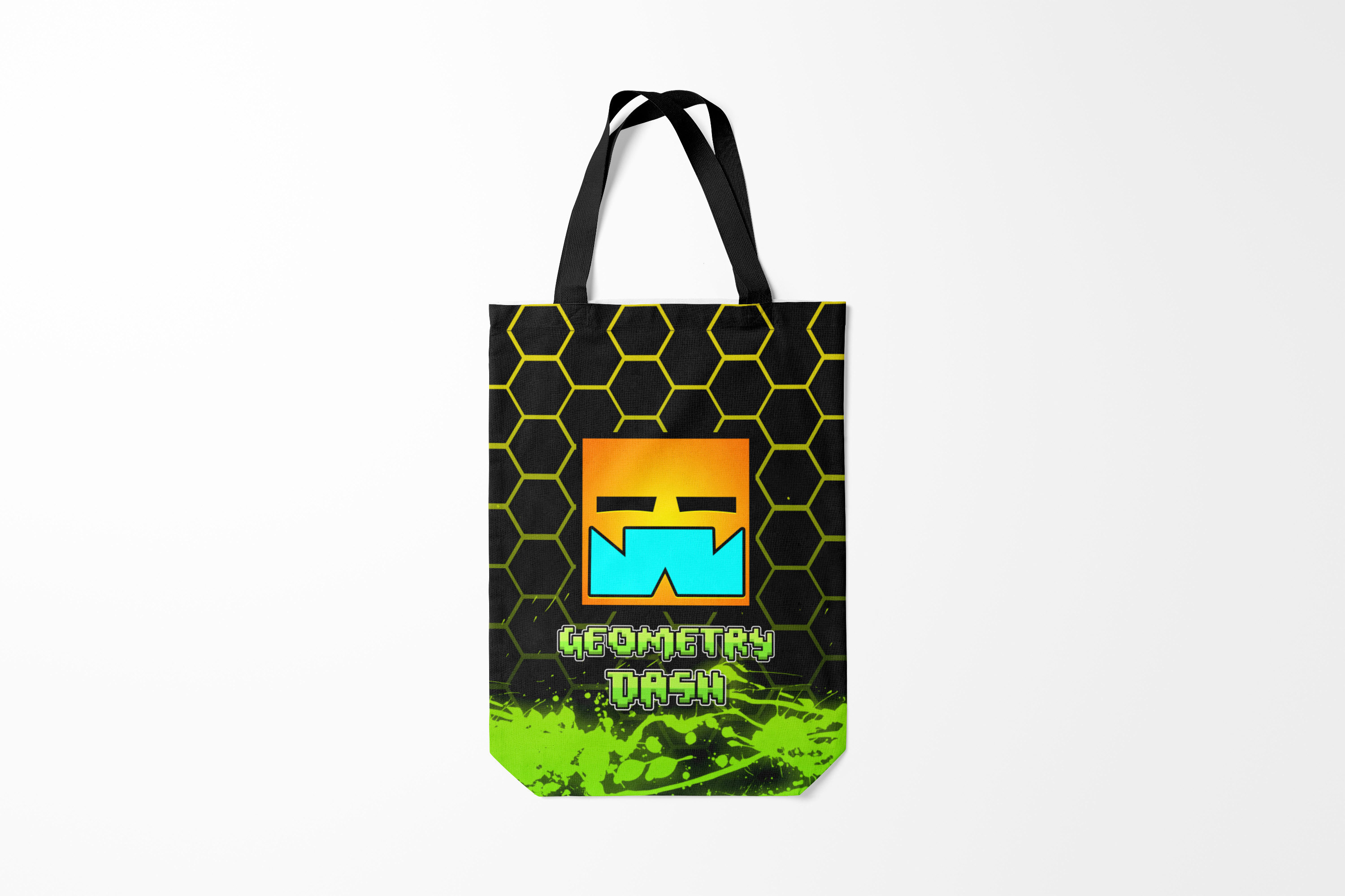 

Сумка шoппер унисекс Burnettie Geometry Dash Классика,, Geometry Dash Классика