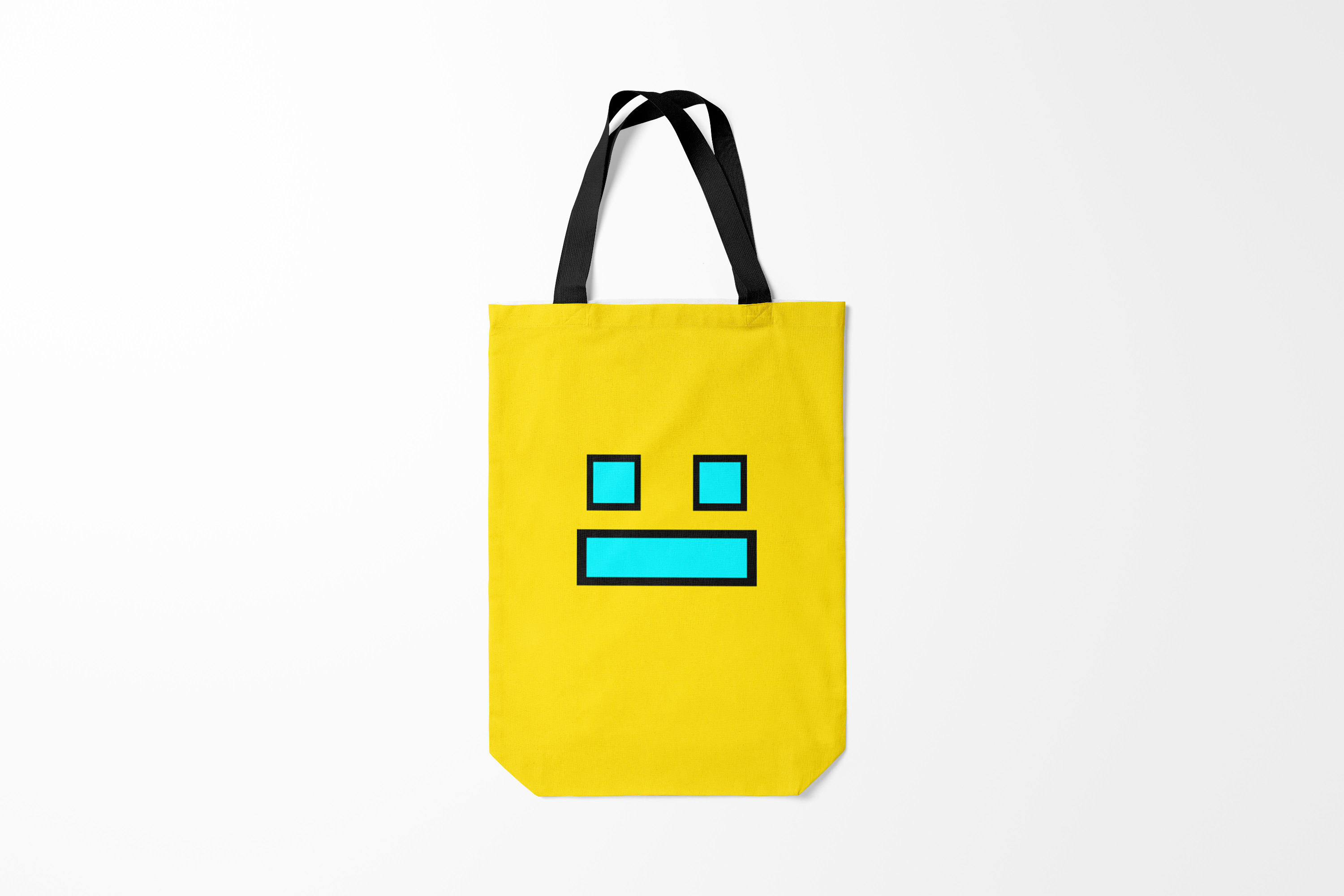 

Сумка шoппер унисекс Burnettie Geometry Dash Smile,, Geometry Dash Smile