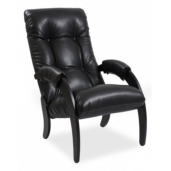 

Кресло Комфорт Модель 61 KMT_2000000031972, vegas lite black/венге, Модель 61