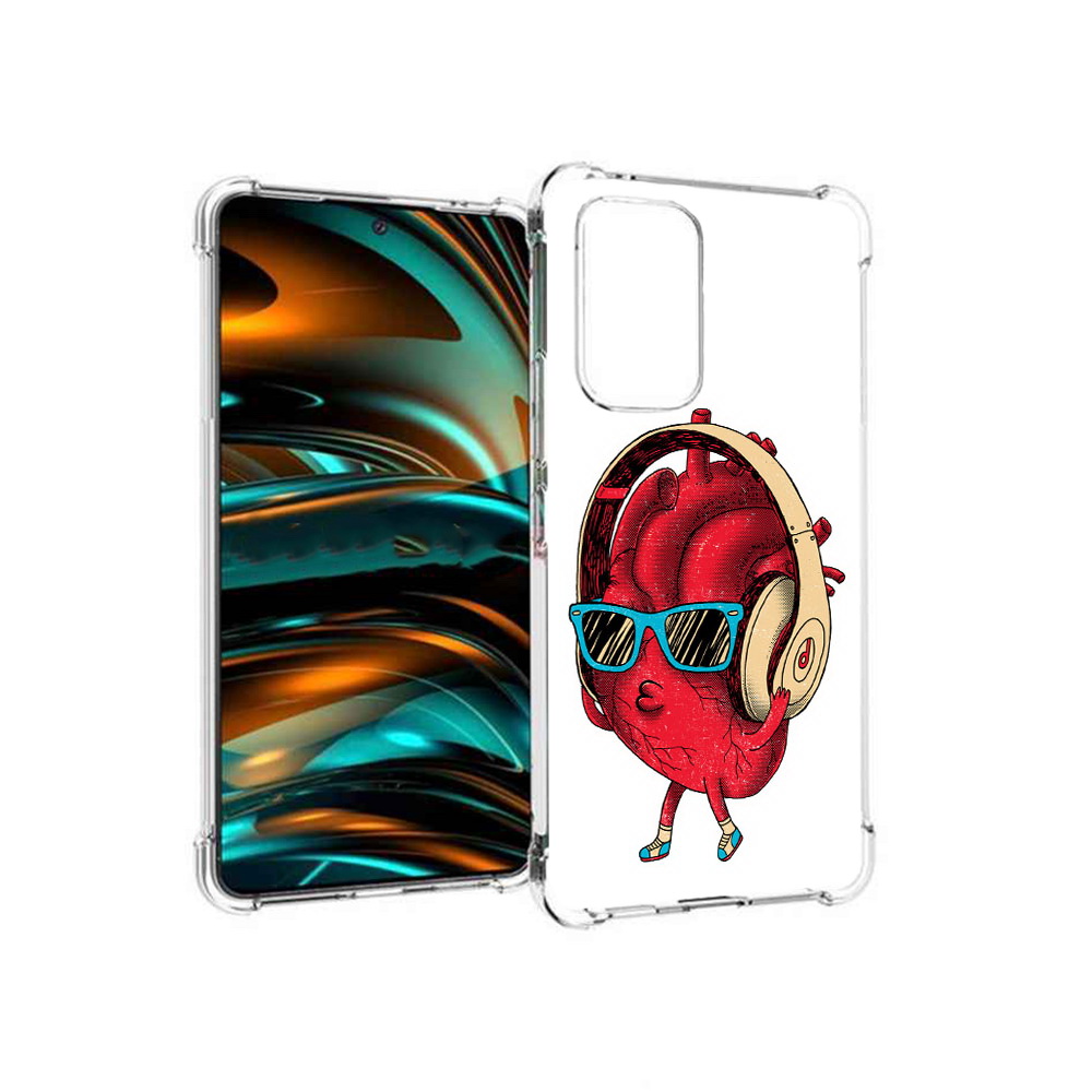 

Чехол MyPads Tocco для Samsung Galaxy A53 5G слушай сердце (PT226911.521.609), Прозрачный, Tocco