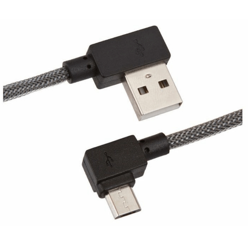 фото Кабель liberty project micro usb г-коннектор оплетка леска black