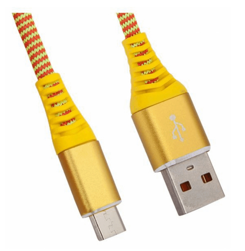 фото Кабель liberty project micro usb носки yellow