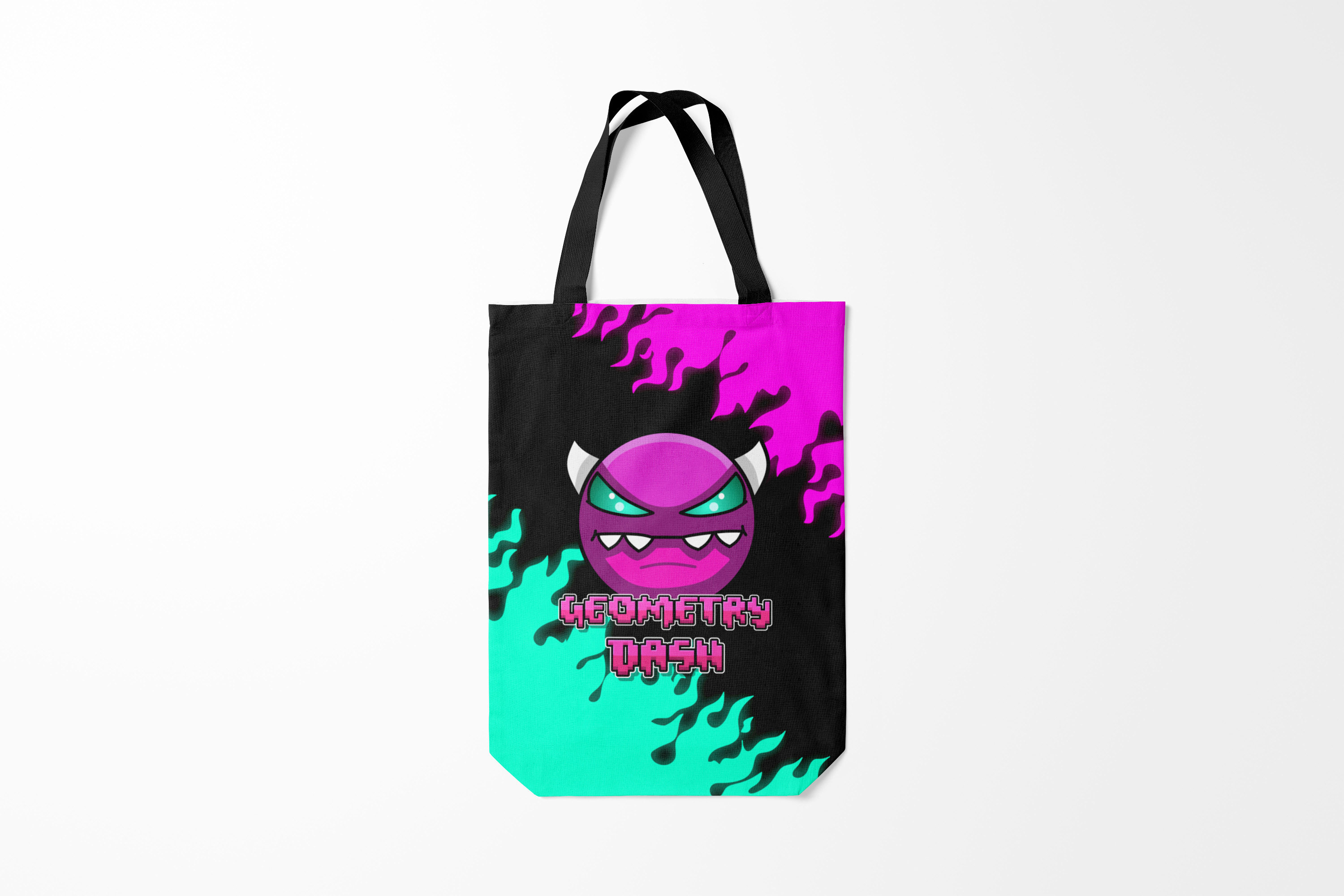 

Сумка шoппер унисекс Burnettie Geometry Dash,, Geometry Dash
