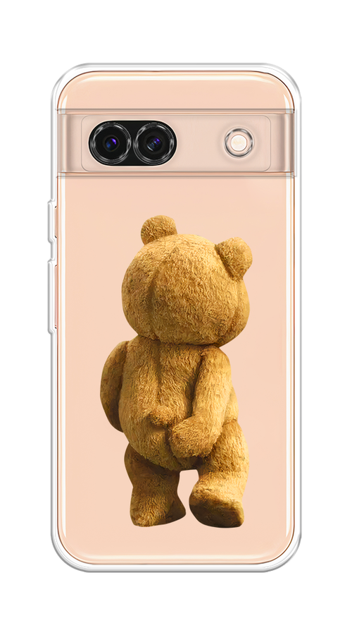 

Чехол на Google Pixel 8A "Медвежья спина", Коричневый;прозрачный, 271750-1